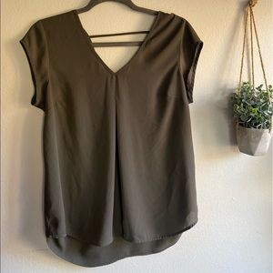 Nordstrom Rack Olive Green Blouse